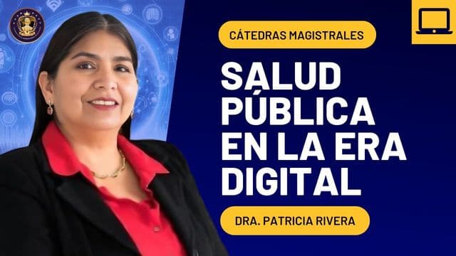 Portada de la grabación: Salud pública en la era digital