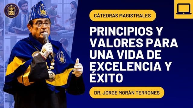 Portada de la grabación: Principios y valores para una vida de excelencia y éxito