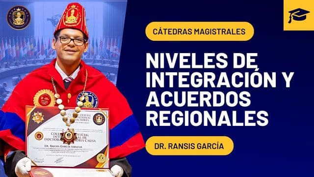 Portada de la grabación: Niveles de integración y acuerdos regionales