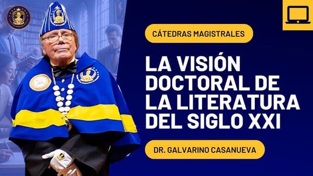 Portada de la grabación: La visión doctoral de la literatura del siglo XXI