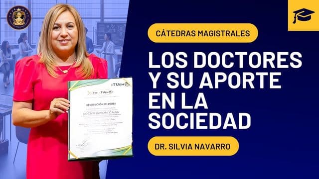 Portada de la grabación: Los doctores y su aporte en la sociedad