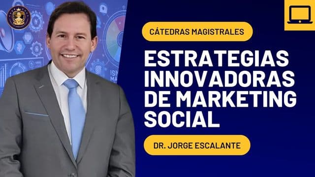 Portada de la grabación: Estrategias innovadoras de marketing social