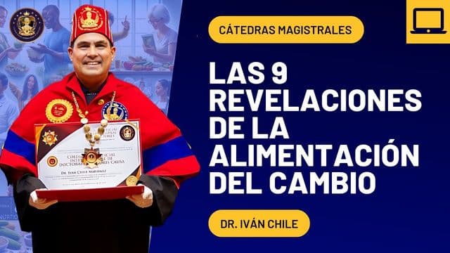 Portada de la grabación: Las 9 revelaciones de la alimentación del cambio