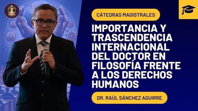 Portada de la grabación: Importancia y trascendencia del doctor frente a los derechos humanos