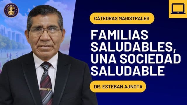 Portada de la grabación: Familias saludables, una sociedad saludable