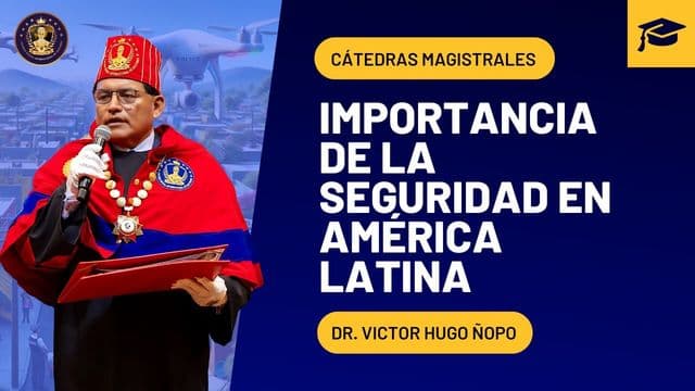 Portada de la grabación: Importancia de la seguridad en América Latina