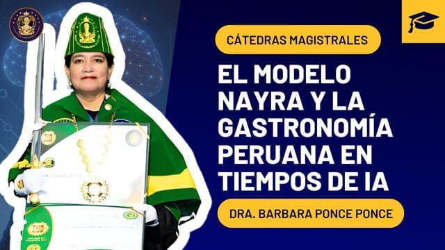 Portada de la grabación: El modelo Nayra y la gastronomía peruana en tiempos de IA