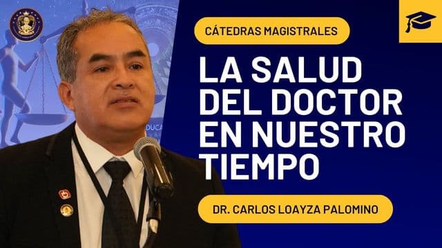 Portada de la grabación: La salud del doctor en nuestro tiempo