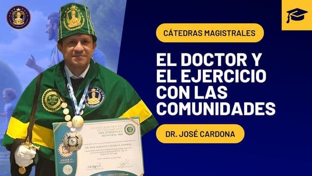 Portada de la grabación: El doctor y el ejercicio con las comunidades