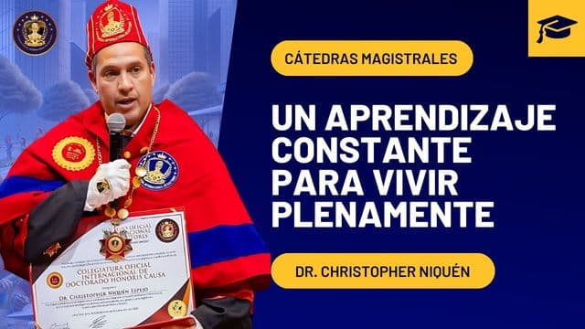 Portada de la grabación: Un aprendizaje constante para vivir plenamente